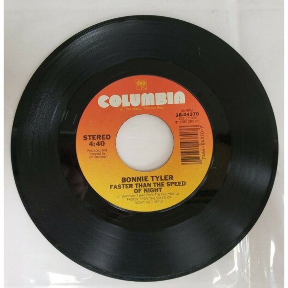 45RPM Bonnie Tyler Holding Out for a Hero Faster than the Speed of Night (112R) - Picture 4 of 4